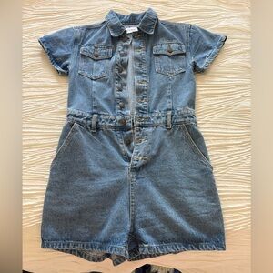 Lioness Blue Denim Jumpsuit XS
